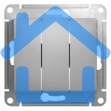 Механизм выключателя 3-кл. СП GLOSSA 10А IP20 10AX алюм. SchE GSL000331 Механизм выключателя 3-кл. СП GLOSSA 10А IP20 10AX алюм. SchE GSL000331