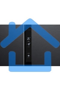 Холодильник Hyundai CS5003F черная сталь двухкамерный Side by Side 331/165л морозилка сбоку