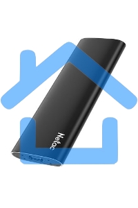 Внешний SSD Netac Z SLIM, 250 GB, USB 3.2 Gen 2 Type-C, R/W 550/480, черный