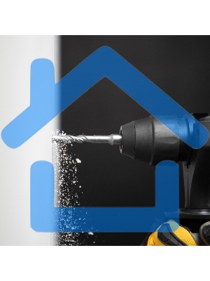 Бур по бетону Denzel двойная спираль, Cobalt W-tip, 6x110 мм, SDS PLUS