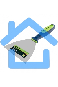 Шпательная лопатка из нержавеющей стали Сибртех 120 мм, 2-комп. ручка 85527