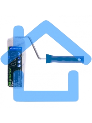 Валик Водные краски, 180 мм, ворс 12 мм, D - 48 мм, D ручки - 8 мм, полиэстер Сибртех