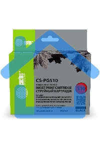 Картридж струйный Cactus CS-PG510 черный (15 мл) для Canon Pixma MP240/MP250/MP260/MP270/MP480/MP490/MP492/MX320/MX330