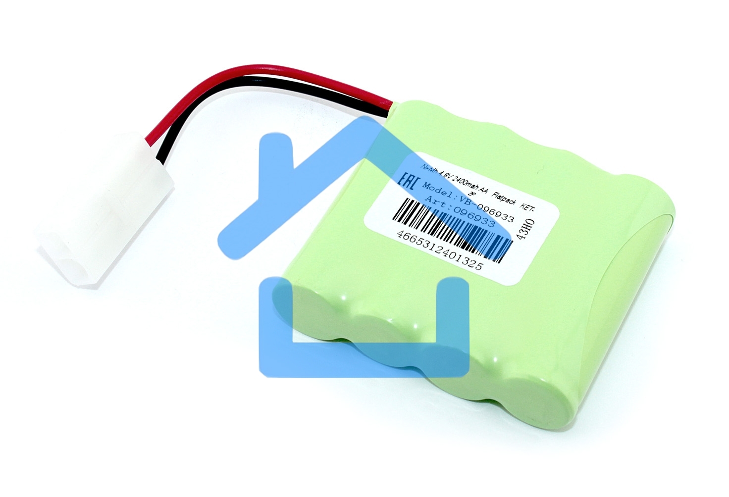 Аккумулятор Ni-Mh 4.8V 2400 mAh AA Flatpack разъем KET-2P