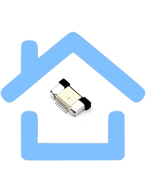 Разъем FPC Half Coverage Top Contact 0.5K-BS-8PWB 8 pin высота 2мм шаг 0,5мм