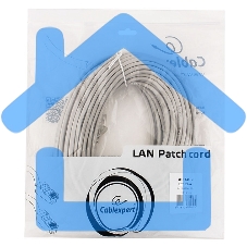 Патч-корд UTP Cablexpert кат.5e, 20м, литой, многожильный (серый)