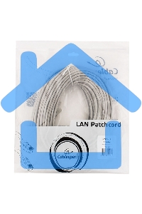 Патч-корд UTP Cablexpert кат.5e, 20м, литой, многожильный (серый)