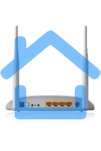 Сетевое оборудование TP-Link SOHO TD-W8961N(RU) 300 Мбит/с, 2T2R, ADSL2/ADSL+, Annex A, 4 порта 100 Мбит/с
