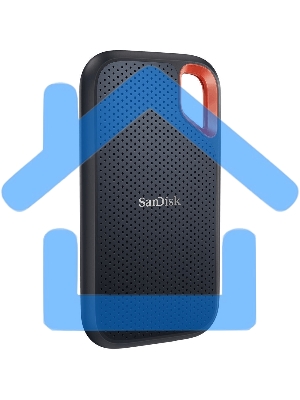 Внешний SSD SanDisk Extreme, 2TB, USB 3.2 Gen 2 Type-C, R/W 1050/1000, серый