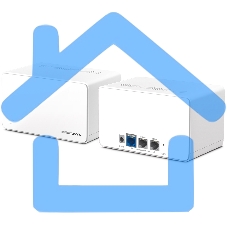 Домашняя Mesh Wi‑Fi система AX6000 Whole Home Mesh Wi-Fi 6 SystemSPEED: 1148 Mbps at 2.4 GHz + 4804 Mbps at 5 GHzSPEC: Internal Antennas, 1× 2.5 Gbps Port (WAN/LAN auto-sensing), 2× Gigabit Ports (WAN/LAN auto-sensing), 1024-QAM, OFDMA, HE160FEATURE: MERC