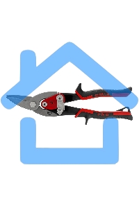 Ножницы по металлу Matrix, 250 мм, левый рез,сталь CRMO,двухкомпонентные рукоятки, PRO