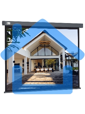 Экран Cactus 206x274см Wallscreen CS-PSW-206X274-SG 4:3 настенно-потолочный рулонный серый