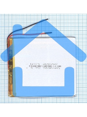 Аккумулятор Li-Pol (батарея) 3*80*90мм 2pin 3.7V/2600mAh