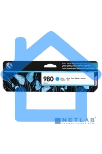 Картридж струйный HP D8J07A голубой для HP OJ Ent X585/X555 (6600стр.)