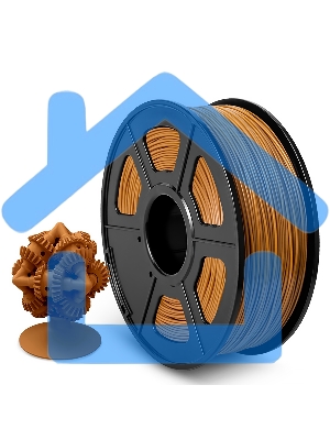 Филамент NVPRINT ABS Coffee для 3D печати диаметр 1.75мм длина 330 метров масса 1 кг