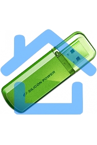 Флешка USB R/W Silicon Power R/W 8Gb Helios 101 SP008Gb,UF2101V1N USB 2.0 зеленый
