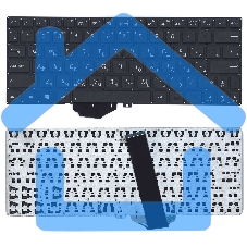 Клавиатура для ноутбука Asus Vivobook X102 черная без рамки