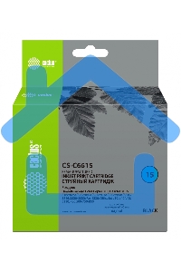 Картридж струйный Cactus CS-C6615 черный (42 мл) для №15 HP DJ 810c/816c/825c/840c/843c/845c