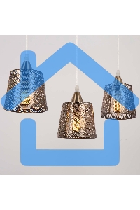 Светильник Hiper Wink H229-3 подвес. цв.св.:белый бронзовый