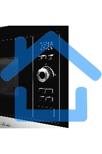 Микроволновая печь встраиваемая Monsher MMH 201 BX 60 см, 20 л, 8 автоматических кулинарных программ, 5 режимов мощности, функция размораживания по весу полуфабрикатов или по времени, черный и нерж.