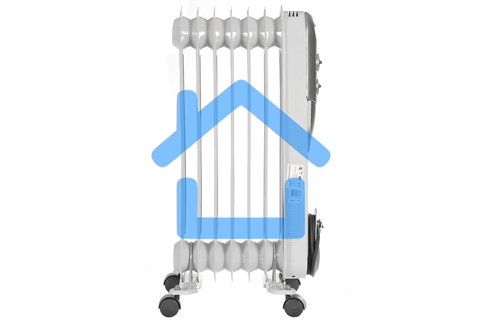Обогреватель масляный Ресанта ОМПТ-7Н (7 секций) белый, 1500 Вт, 15 м2, термостат 67/3/3