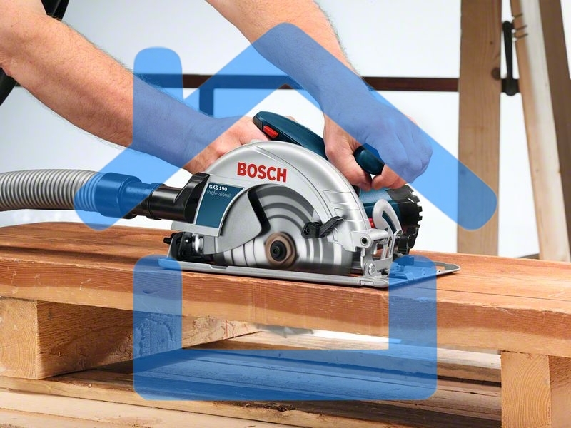 Пила дисковая Bosch GKS 190 0601623000 1200 Вт, 190х30мм, 66мм, 4,2кг, коробка