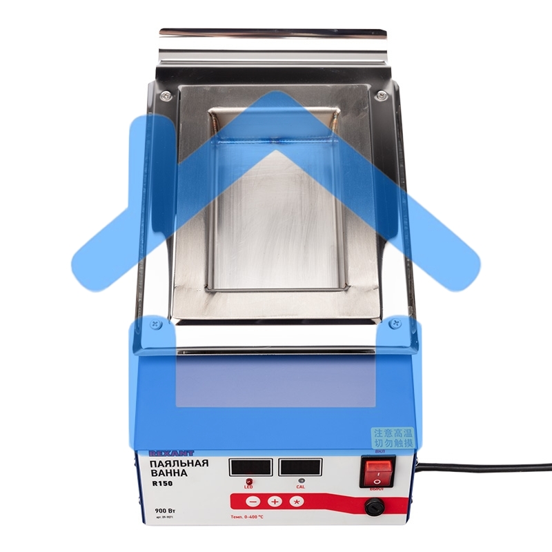 Паяльная ванна Rexant, модель R150, 900 Вт, 150х100х45 мм, 0-400 °C, цифровая