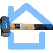 Кувалда, 1000 г, кованая головка, деревянная двухцветная рукоятка Sparta