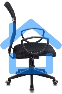 Кресло компьютерное Бюрократ Ch-599AXSN спинка сетка черный, сиденье черный TW-11