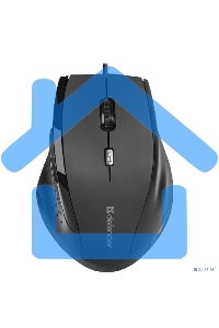 Мышь проводная Defender Accura MM-362 черный, 1600 dpi, USB, кнопки - 6
