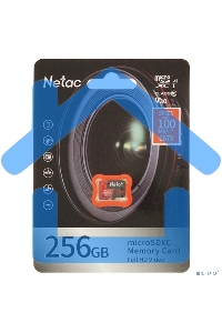 Флеш карта NeTac Карта памяти Netac MicroSD P500 Extreme Pro 256Gb, Retail version card only