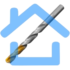 Сверло спиральное по металлу Denzel 8,5 x 117мм, Р6М5, Golden Tip