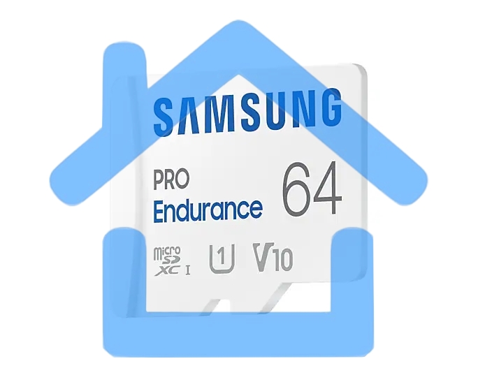 Флеш карта microSDXC 64Gb Samsung PRO Endurance (для видеорегистратора) Class 10, UHS-I, W 30 МБ/с, R 100 МБ/с, <MB-MJ64KA/APC> адаптер на SD