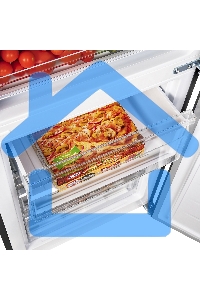 Холодильник Maunfeld MFF185SFSB черный мат. двухкамерный 211/104л морозилка снизу