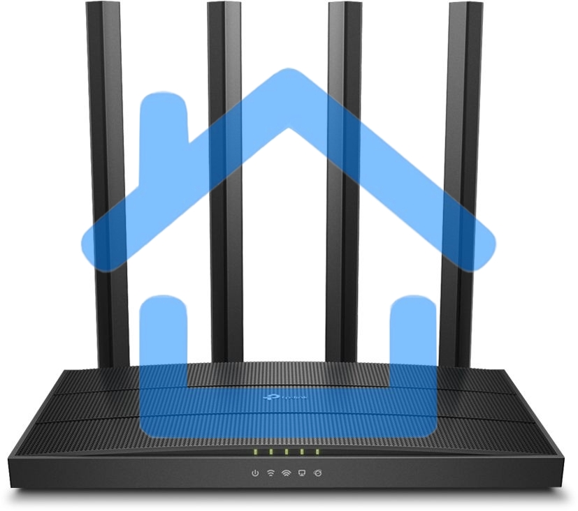 Роутер беспроводной TP-Link Archer C80 AC1900 10/100/1000BASE-TX черный