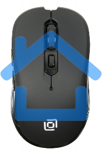 Мышь беспроводная Oklick 610MWC черный, 1600 dpi, радиоканал, USB/USB-C, кнопки - 6
