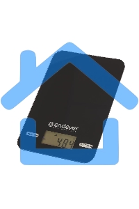 Весы кухонные электронные Endever Skyline KS-527, вес от 2 г до 5 кг. Закаленное стекло повышенной прочности, LCD-дисплей, авто откл.