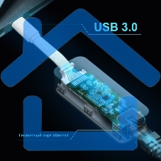 Сетевой адаптер TP-Link UE300C USB Type-C to RJ45 Gigabit Ethernet Network Adapter, USB 3.0 port, 10/100/1000 RJ45 port, Foldable,Portable and Lightweight design, Plug and Play