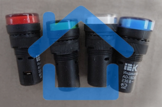 Арматура светосигнальная AD-16DS 230В красн. ИЭК BLS10-ADDS-230-K04-16