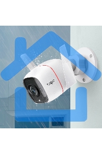 Видеокамера IP TP-Link Tapo C310 белый 3MP indoor & outdoor IP camera, 30m Night Vision, IP66 dust & waterproof, Motion Detection and Notification, 2-way Audio, supports Micro SD card storage, easy setup with APP