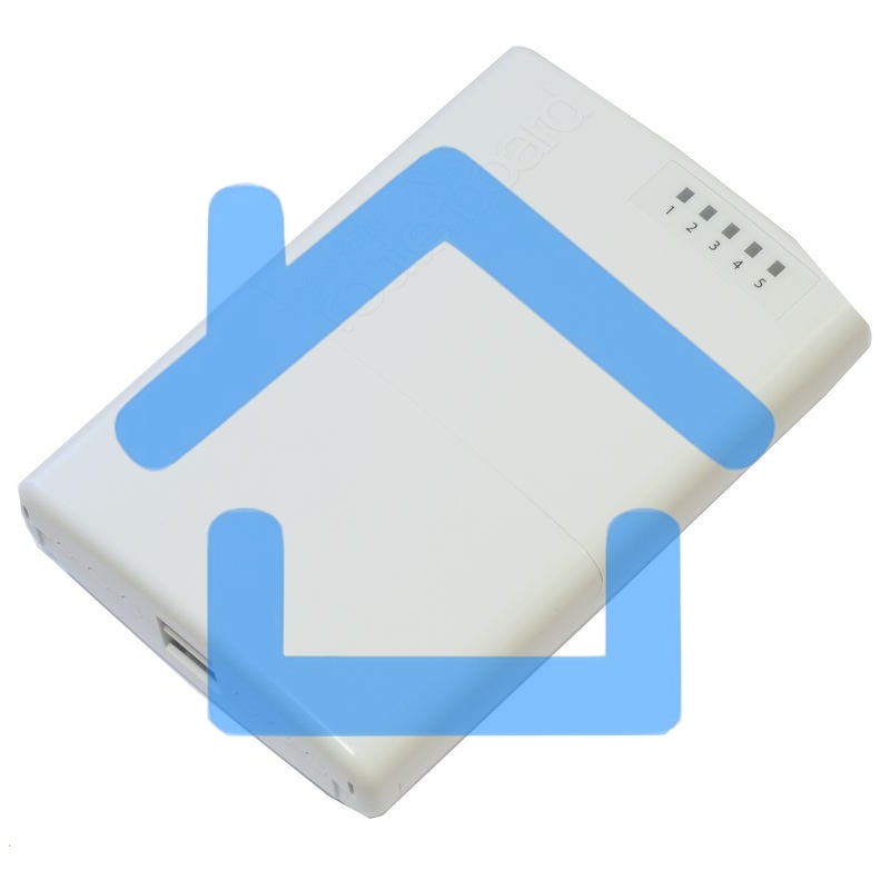 Маршрутизатор MikroTik RB750P-PBr2 PowerBox with 650MHz CPU, 64MB RAM, 5xLAN (four with PoE out), RouterOS L4, outdoor case, PSU, PoE, mounting set