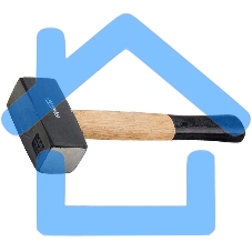 Кувалда, 1000 г, кованая головка, деревянная двухцветная рукоятка Sparta