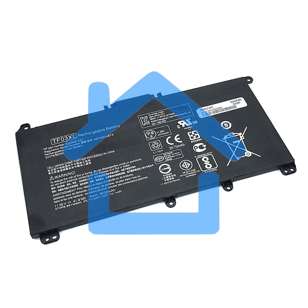 Аккумуляторная батарея для ноутбука HP 15-CC 15-CD 11.55V 41,9Wh