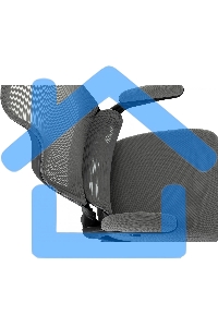 Кресло руководителя Бюрократ Sigma 1 серый, сетка/ткань, крестов. пластик