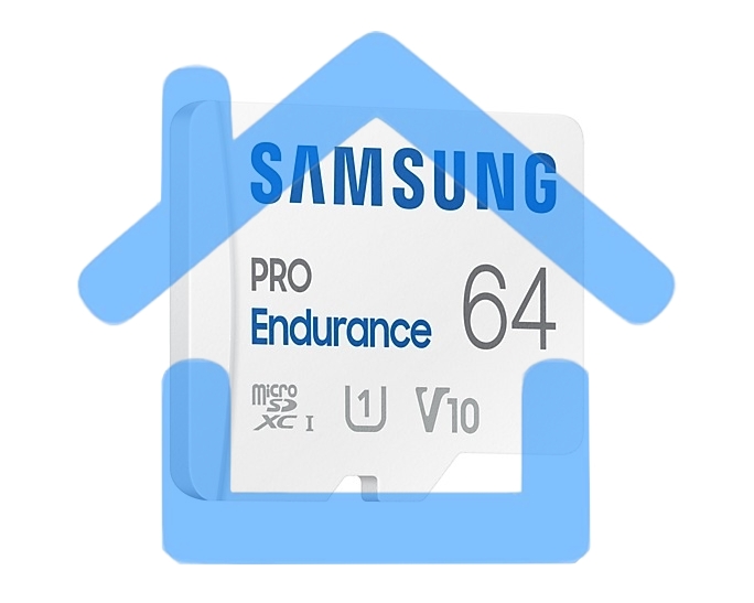 Флеш карта microSDXC 64Gb Samsung PRO Endurance (для видеорегистратора) Class 10, UHS-I, W 30 МБ/с, R 100 МБ/с, <MB-MJ64KA/APC> адаптер на SD