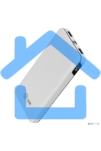 Портативный аккумулятор Cactus CS-PBFSKT-10000 10000mAh 2.1A 2xUSB белый