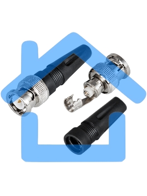 Разъем штекер BNC PROconnect под винт с колпачком