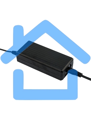 Источник питания 110-220 V AC/12 V DC 6 А 72 W с DC разъемом подключения 5.5х2.1, без влагозащиты (IP23)