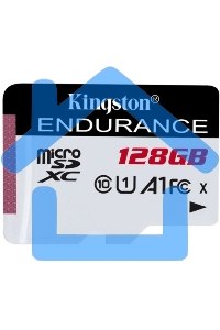 Флеш карта microSD 128Gb Kingston microSDНC Class 10 A1 UHS-I Endurance 95R/45W Card Only