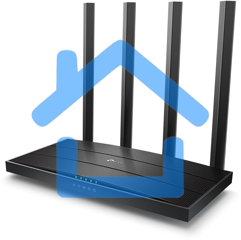 Роутер беспроводной TP-Link Archer C80 AC1900 10/100/1000BASE-TX черный